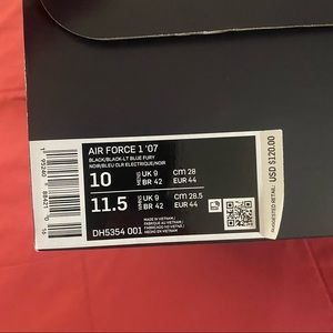 PayPayフリマ｜NIKE ナイキ エアフォース1 ロー 27cm スペースプレイヤーズ ブラック ブルー AIRFORCE LOW